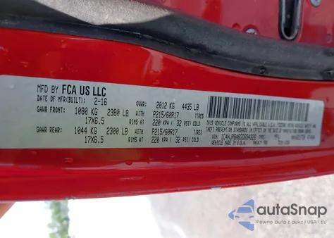 2016 Jeep Patriot Sport Se из США, поврежденный, VIN 1C4NJPBA6GD694326